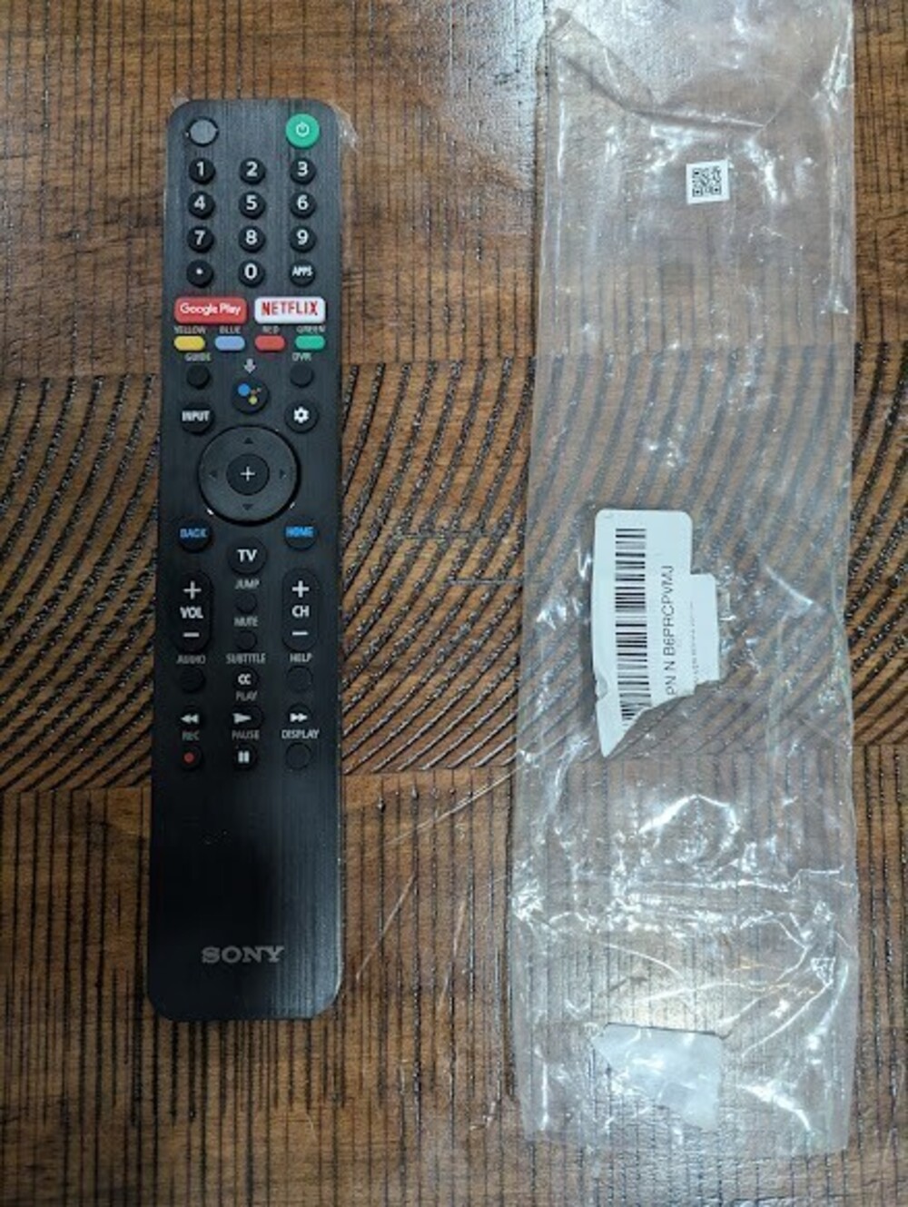 Sony Remote Control (RMF-TX520U) with Microphone for Sony Smart TVs - Black